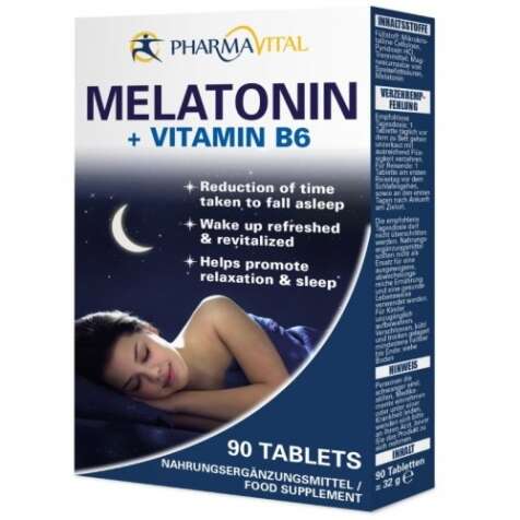 MELATONIN +VITAMIN B6 TABLETE A90 PHARMAVITAL 