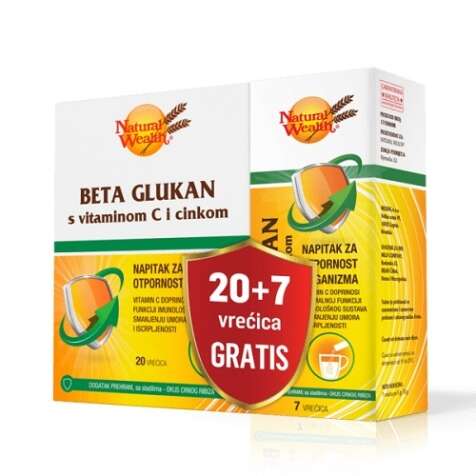 NATURAL WEALTH BETA GLUKAN VITAMIN C+CINK A20+7