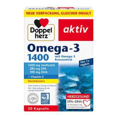 DOPPELHERZ ACTIV OMEGA-3 1400MG KAPSULE A30