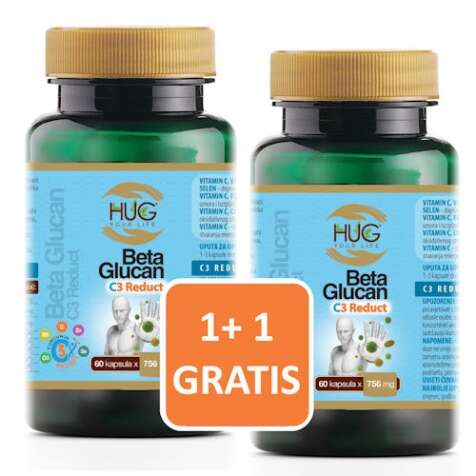 BETA GLUCAN & C3 REDUCT KAPSULE A60 HUG YOUR LIFE 1+1 GRATIS