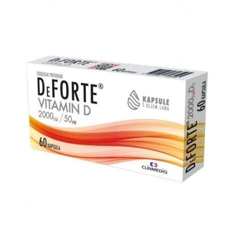 DEFORTE VITAMIN D KAPSULE A60 2000IU