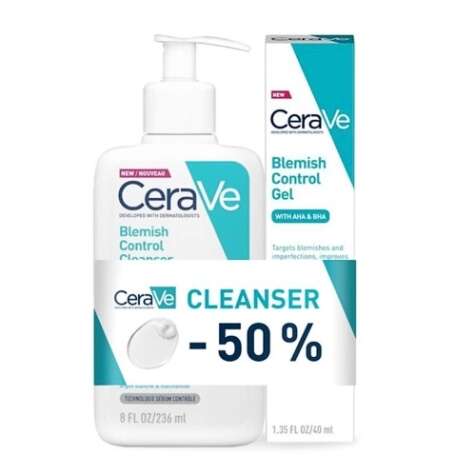 CERAVE BLEMISH CONTROL GEL ZA ČIŠĆENJE + GEL ZA KOŽU PROMO